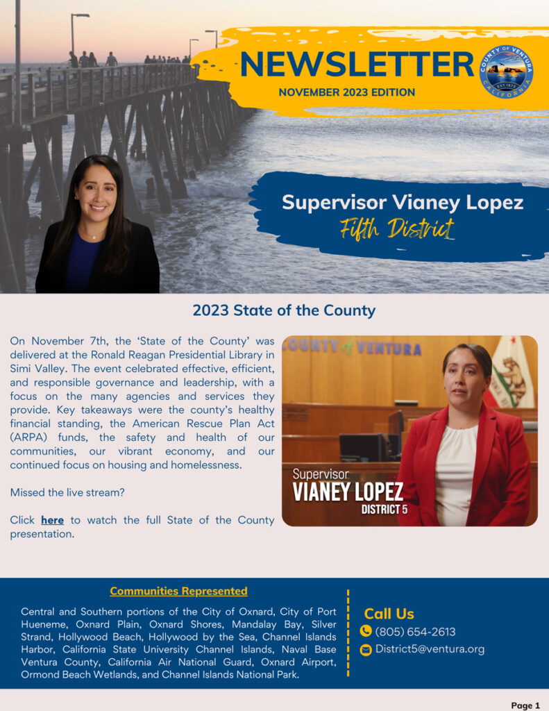 District 5 Newsletter November 2023